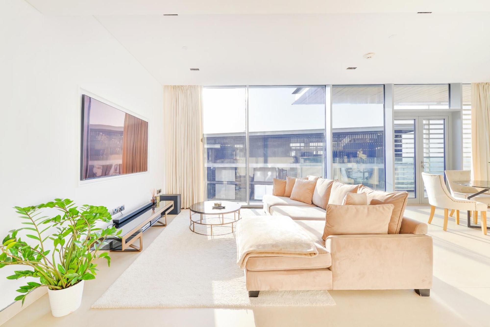 Premium 2+ 1 Bedroom Condo In The Heart Of Bluewaters Island Дубай Екстериор снимка